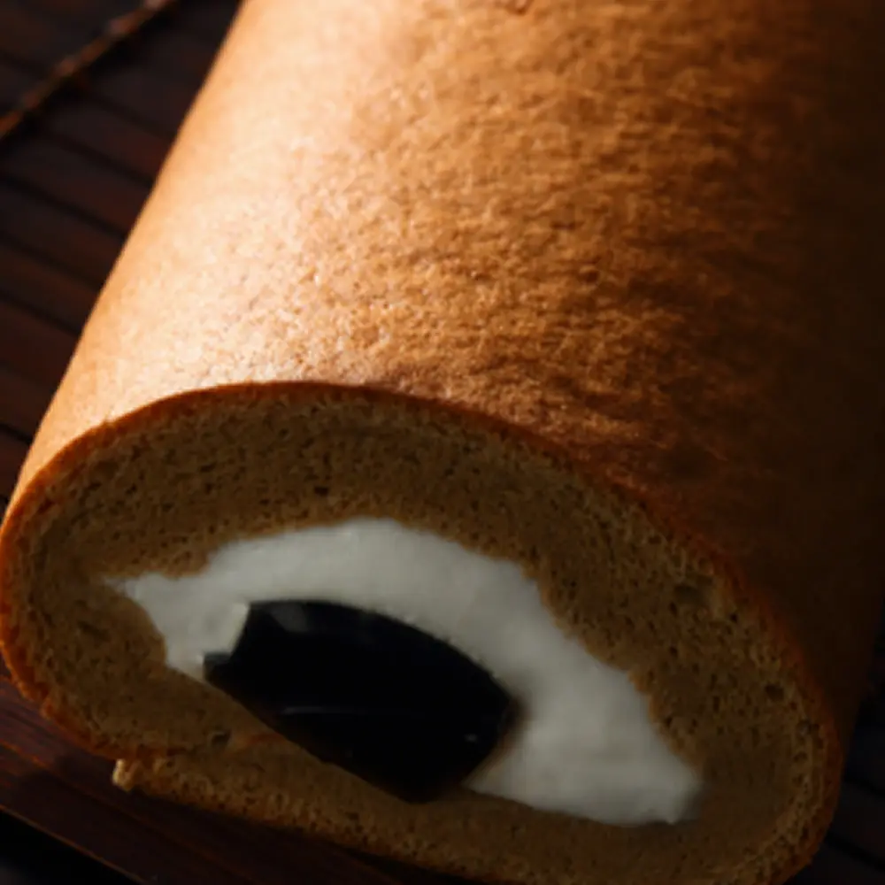 米粉黒糖ロールケーキ